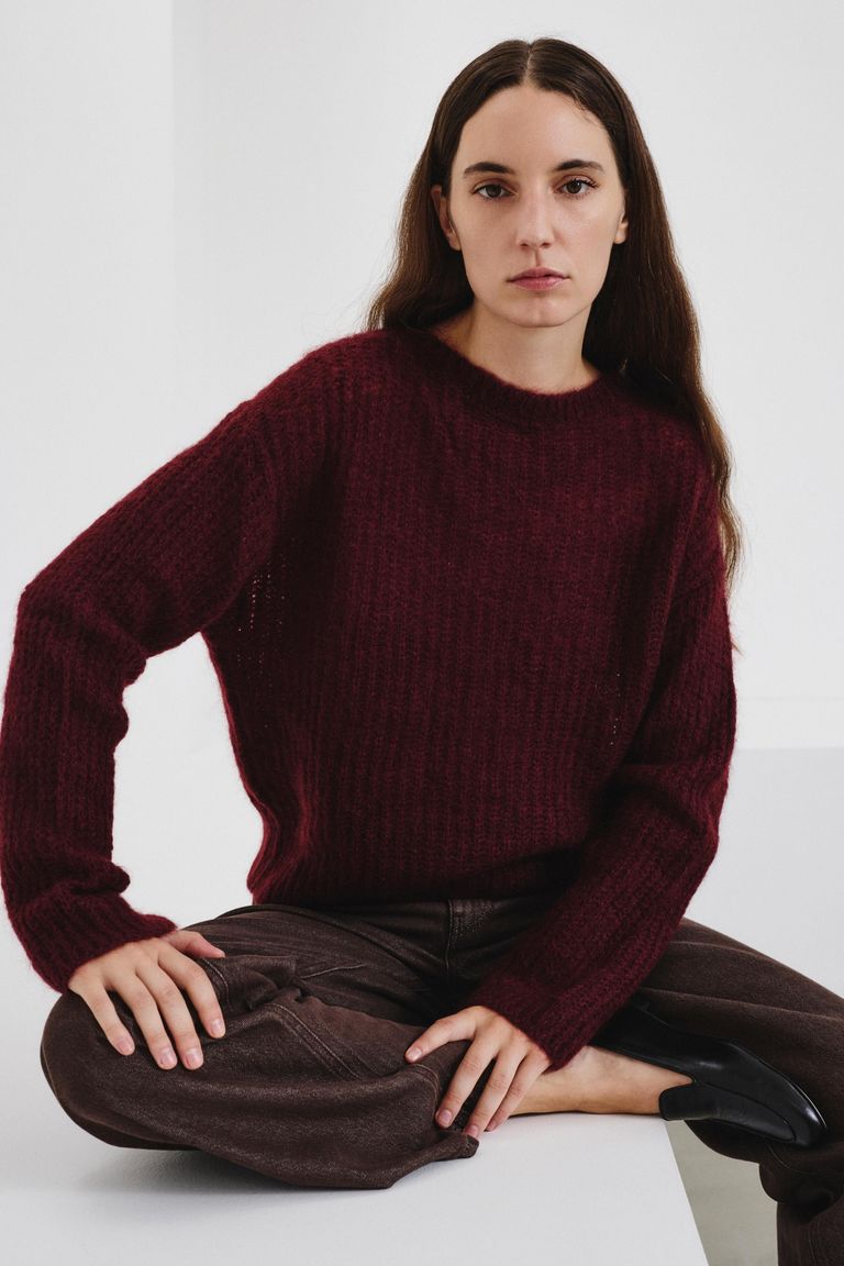 Maglione in mohair