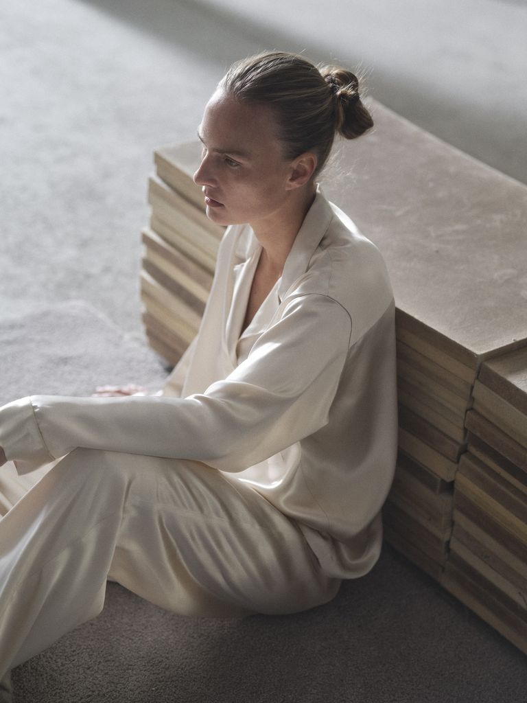 Viscose satin pajamas