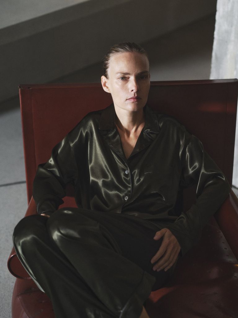 Viscose satin pajamas