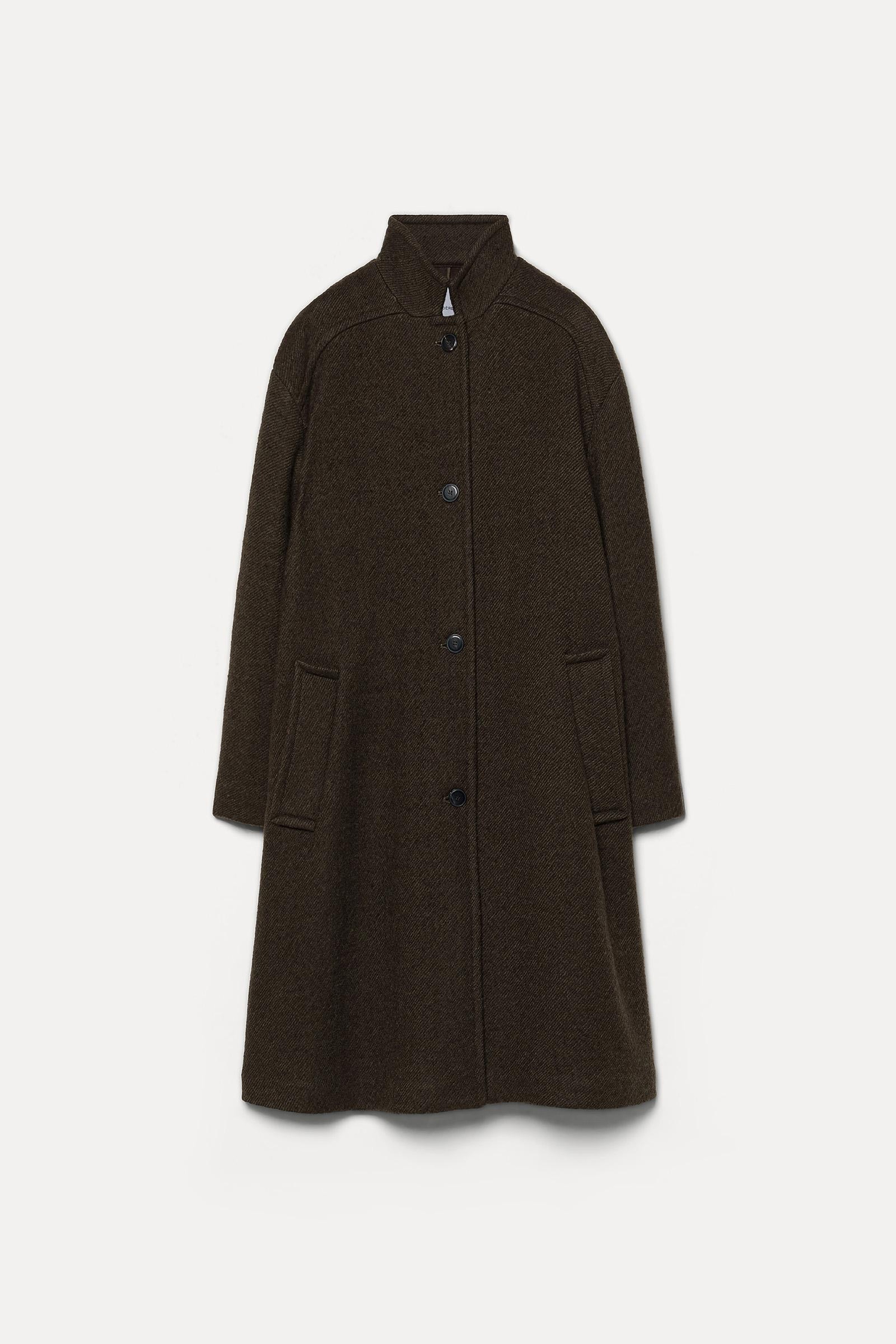 Double wool cotton coat